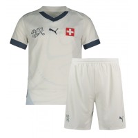 Maglie da calcio Svizzera Seconda Maglia Bambino Europei 2024 Manica Corta (+ Pantaloni corti)